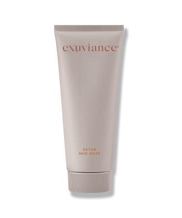 EXUVIANCE Detox Mud Clarifying Facial Mask with Active Charcoal Clay and Neoglucosamine Blend For All Skin Types 3.4 fl. oz.