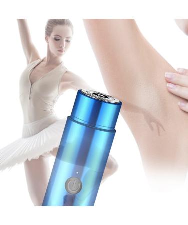 Mini Electric Shaver Men Portable Shaver USB Rechargeable Razor Wet & Dry Use Rotary Electric Shaver for Travel Blue - Buy Online on SooperMarket.com