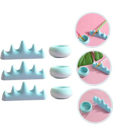 minkissy 4 Sets Nail Art Brush Cup Nail Soak off Bowl Chinese Bask Plastic Sponge Manicure - Buy Online on SooperMarket.com