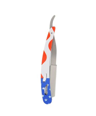 Premium Straight Edge Stainless Steel Razor for Men - Rust & Corrosion Resistant Manual Shaving for Beards & Eyebrows - Perfect for Home & Salons - Buy Online on SooperMarket.com