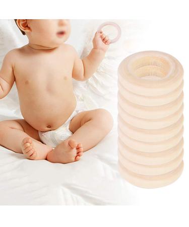 100pcs 25mm NR Wooden Ring Baby Teething Rings - DIY Craft Accessories - Buy Online on SooperMarket.com