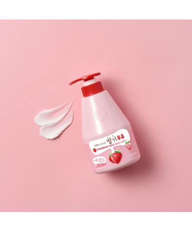 KWAILNARA Strawberry Milk Body Lotion 560g/19.75oz - Hydrating and Nourishing Formula - Buy Online on SooperMarket.com