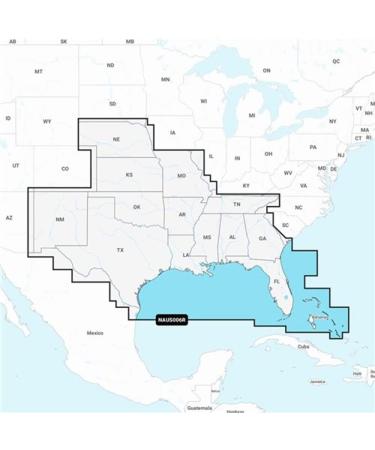 Navionics Garmin 010-C1369-30 microSD/SD Card NAUS006R - U.S. South, Black