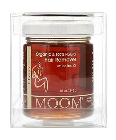 MOOM Organic Hair Remover Waxing Kit Refill - Tea Tree Oil & Lemon Juice - Natural Sugar Glaze - 12 oz (2-Pack) - Buy Online on SooperMarket.com