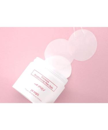 Petitfee Hibiscus Brightening Peel Pads - 70 Count, 5.41 fl. oz (160 ml) for Radiant Skin - Buy Online on SooperMarket.com