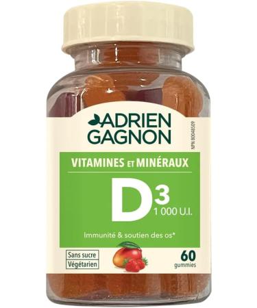 Adrien Gagnon - Sugar Free Vitamin D3 1000IU Gummies - Buy Online on SooperMarket.com