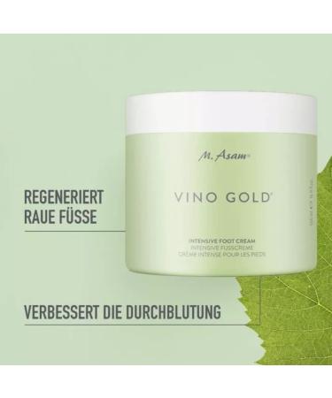 M Asam Vino Gold Intensive Foot Cream (500 ml) - Refresh Regenerate & Moisturize Vegan Foot Care with Horse Chestnut Extract for Improved Circulation - Buy Online on SooperMarket.com