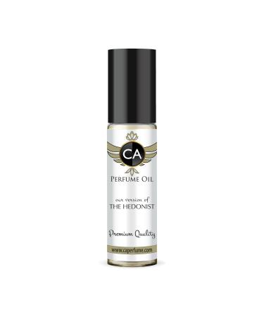 CA Perfume Impression of The Hedonist For Women & Men Replica Fragrance Body Oil Dupes Alcohol-Free Essential Aromatherapy Sample Travel Size Concentrated Long Lasting Attar Roll-On 0.3 Fl Oz/10ml