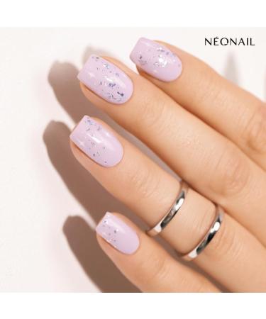 Neonail UV Nail Polish 7.2ml - Blue Silver Glitter Confetti | Shellac Gel Lacquer for Stunning Nail Designs - Buy Online on SooperMarket.com