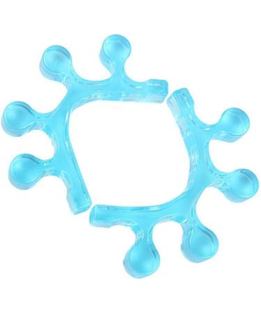 Silicone Gel Hammer Toe Cushions - Blue Shoe Separator & Valgus Adjuster - Orthotic Stretcher & Filler - Buy Online on SooperMarket.com