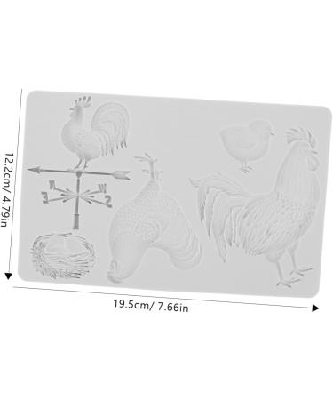 STOBOK Cock Mold Silicone Molds Candies Chocolates Candy Chocolate Making Mold Tools Handmade Rooster Craft Supple Fondant Molds DIY Baking Mould DIY Chocolate Fudge Aldult Silica Gel - Buy Online on SooperMarket.com