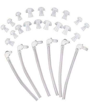 JIAHAO 18 pcs Ear Plug with 6 Tubes Resound BTE Hearing Aid Aids Eartips Domes (Size S M L) - Buy Online on SooperMarket.com