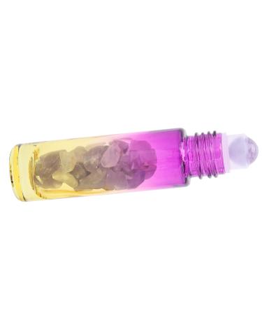 Roller Bottle Glass Essential Oil Bottle for Travel for Hotel for Family for Home (10ML red and yellow gradient essential oil bottle)