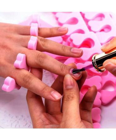 100pcs Toe Separators/Finger Dividers (50 Pairs) - Disposable Pedicure Foam Toe Separators for Nail Salon - Professional Nail Art Sponge Cushions for Polish - Buy Online on SooperMarket.com