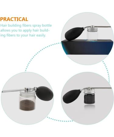 Healeved Duster Portable Concealer Spray Bottle Household Hair Fiber Holder Empty Major Glass - Buy Online on SooperMarket.com