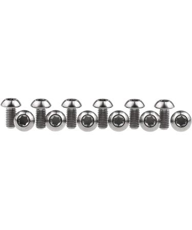 Wanyifa 12Pcs Ti Titanium Bolts Torx M5x10 for Bicycle Disc Brake Cycle Rotor Screws Gr5 - Buy Online on SooperMarket.com