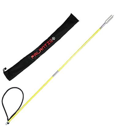 Scuba Choice Fiber Glass 4.5' Travel Two Piece Spearfishing Pole Spear with Lionfish Barb Tip and Bag