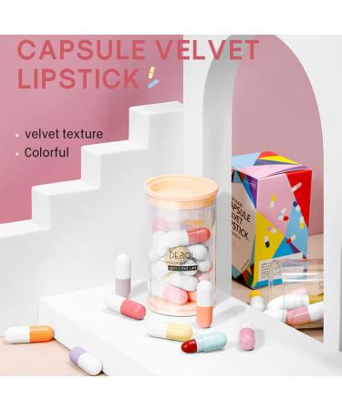 SWETIYOU Mini Matte Lipstick Capsules Set - 16 Pcs Cute Waterproof Long Lasting Velvet Lips - Buy Online on SooperMarket.com