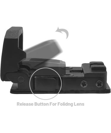 Micro Flip Up Reflex Red Dot Sight | RMR Pistol Cut | 3MOA Compact - Buy Online on SooperMarket.com