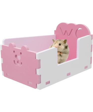 Kisangel 1pc Hamster Toilet Chinchilla Bath Hamster Pee Training Small Animal Bathtub Hamster Potty PVC 15x10cm Pink - Buy Online on SooperMarket.com