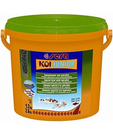 Sera Koi Color Nature Mini 3.8 Ltr - Natural Feed with 10% Spirulina for Colorful Koi (up to 12 cm) - No Colorants No Preservatives 1 Pack - International Shipping Available - Buy Online on SooperMarket.com