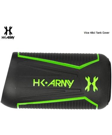 HK Army Vice 48ci Tank Cover - Black/Green | Durable Protection for Paintball Tanks - Buy Online on SooperMarket.com