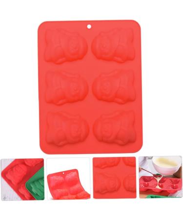 Didiseaon 2pcs Christmas Baking Molds Christmas Silicone Mold Christmas Cake Pan Santa Claus Cake Mold Fruit Tart Mold Silicone Candle Mold Ice Cubes Trays Dessert Silicone Candy Mini Fudge - Buy Online on SooperMarket.com