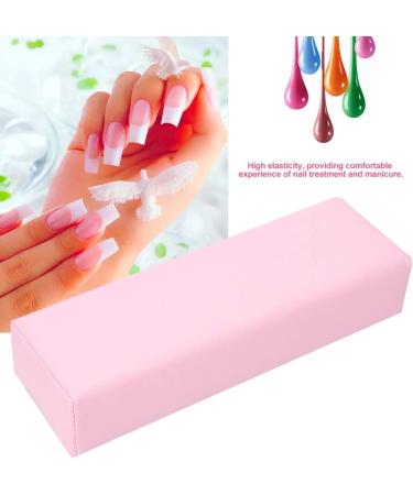 ANGGREK Nail Art Hand Cushion Leather Nail Art Hand Pillow Beauty Salon Soft Hand Arm Rest Holder Cushion Manicure Tool Pink - Buy Online on SooperMarket.com