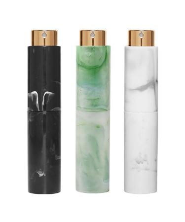 Vitog Travel Perfume Bottle Refillable, Leak Proof Mini Perfume Refillable Bottle Set TSA Approved Empty Spray Bottles Containers for Perfume Makeup Remover (Pattern3)