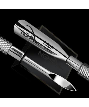 Stainless Steel Nail & Cuticle Care: Precision Toolsfor At-Home Manicures & Pedicures-Expert Silver - Buy Online on SooperMarket.com