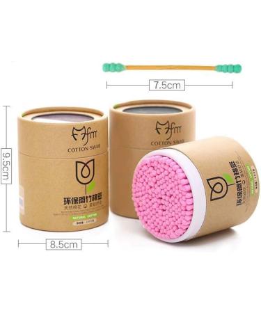 600 Counts Cotton Swabs - Natural Double Tipped Organic Cruelty-Free Ear Buds D03 | Eco-Friendly & International Shipping - Buy Online on SooperMarket.com