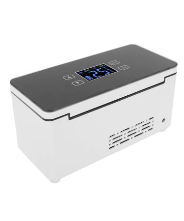 Insulin Cooler Case Portable Insulin Refrigerator USB Rechargeable Mini Medicine Refrigerator Diabetic Box HD Display Insulin Cooler Box for Car Travel Home
