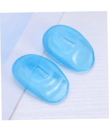 FOMIYES 4 Pairs Ear Plugs Ear Cover Salon Ear Heat Protector Hair Salon Ear Caps Ear Shower Cap Blue Hair Toner Hair Dye Accessories Hair Dye Tools Dye Silicone Ear Water Proof Shield - Buy Online on SooperMarket.com