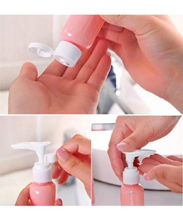 WOIWO 9-Piece Travel Kit - Plastic Spray Bottles Lotion Shampoo & Cosmetic Containers for International Shipping - Buy Online on SooperMarket.com