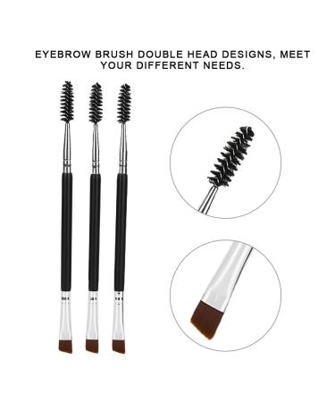 4pcs Professional Eyebrow Eyelash Brush Comb Set - Soft Hair Double Head Makeup Tool for Perfect Brows & Lashes | International Shipping - Buy Online on SooperMarket.com