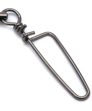 Dr.Fish Fishing Snap Swivels  Ball Bearing Swivels with Stainless Steel Coastlock Snap  Corrosion Resistant Black Nickel Coating  High Strength 26Lb to 503Lb  Saltwater Swivels Fishing Tackle #7-232LB 20 - Buy Online on SooperMarket.com