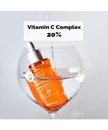 PS.PRETTYSKIN Jeju Tangerine Vitamin C Ampoule 52ml | Hydrating & Soothing Korean Skincare with Panthenol Adenosine & Niacinamide - International Shipping - Buy Online on SooperMarket.com