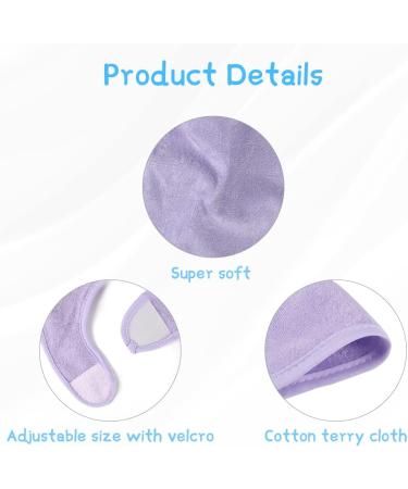 Vicloon Baby Bandana Dribble Bibs Set - 8pcs Unisex Infant Teething Bibs in Blue/Green/Grey/White - Soft, Absorbent, Adjustable with Velcro - Buy Online on SooperMarket.com