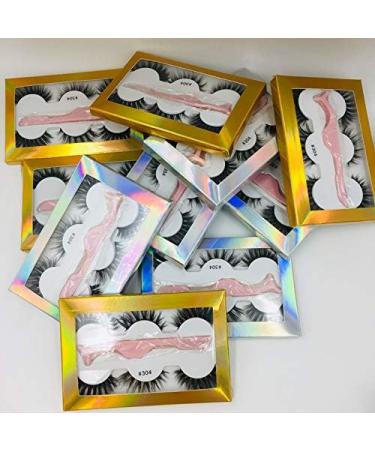 Desikixudy 3 Pairs 3D Lashes Natural False Eyelashes Dramatic Fluffy Soft Wispy Volume Reusable Eyelash 306 - Buy Online on SooperMarket.com