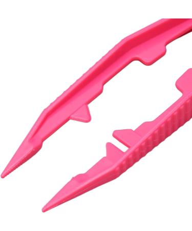 Craft Tweezers 20 Pack - Durable Safe Plastic Tweezers for Kids & Adults | Ideal for Hobbies & Manual Training - International Shipping Available - Buy Online on SooperMarket.com