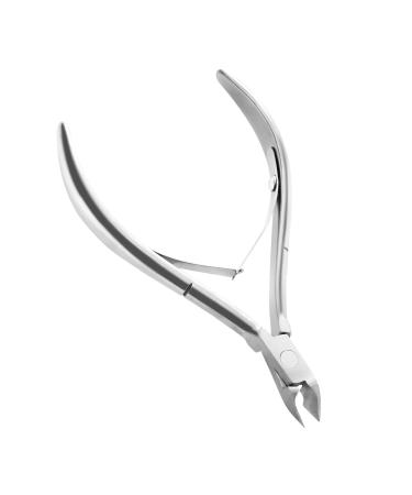 Velodios Cuticle Trimmer and Cuticle Cutter Extremely Sharp Cuticle Nippers Professional Stainless Steel Cuticle Remover Perfect Nail Care Tool for Home/Spa/Salon Manicures - Silver