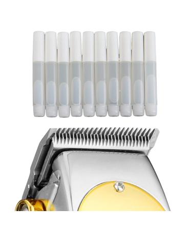 Premium 10 pcs White Oil for Hair Clippers & Electric Shavers - Lubricant for Hair Clipper Blades, Beard Trimmers - Buy Online on SooperMarket.com