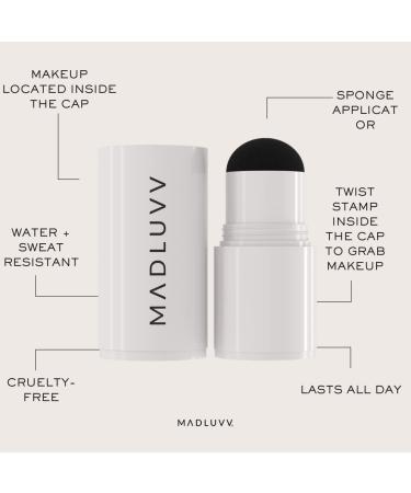 MADLUVV 1-Step Brow Stamp + Shaping Kit - Medium Brown - Buy Online on SooperMarket.com