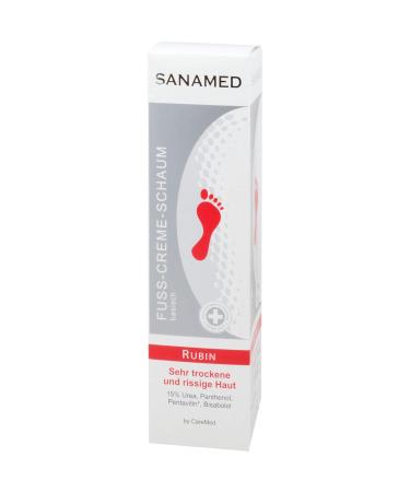 Rubin Sanamed Foot Cream Foam 150 ml - Hydrating Relief for Tired Feet | International Shipping - Buy Online on SooperMarket.com