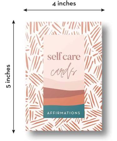 52 Self Care Affirmation Cards for Anxiety & Stress Relief - Meditation, Mindfulness, Relaxation - Buy Online on SooperMarket.com