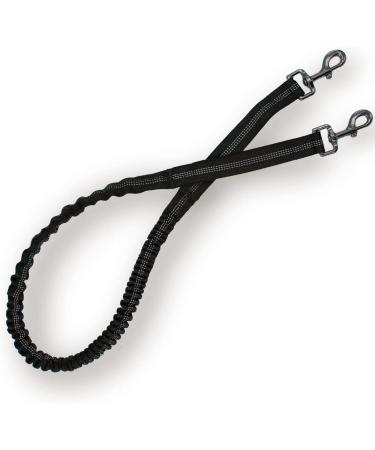 One Trail Hands Free Dog Lead | Durable Bungee Leash With No-Bounce Pack (Large Dog Black) Large Dog Black - Buy Online on SooperMarket.com