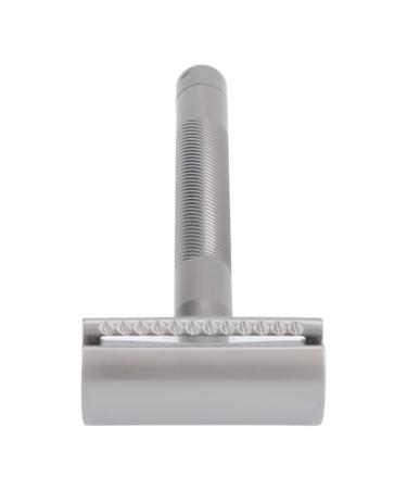 Safety Birthday Gift Ergonomic Double Edge Safety Portable Mode for Home Travel (Silver)