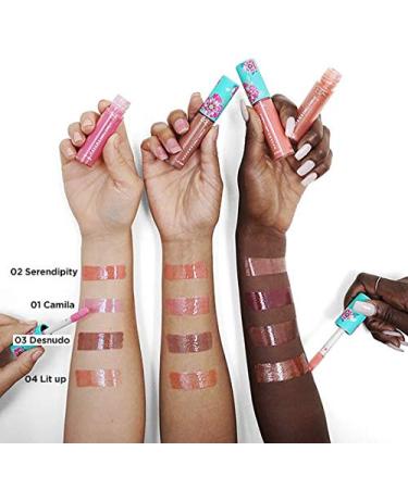 L'Or al Paris Camila Cabello Lip Dew 01 - Shimmering Lip Gloss for Radiant Lips | International Shipping Available - Buy Online on SooperMarket.com