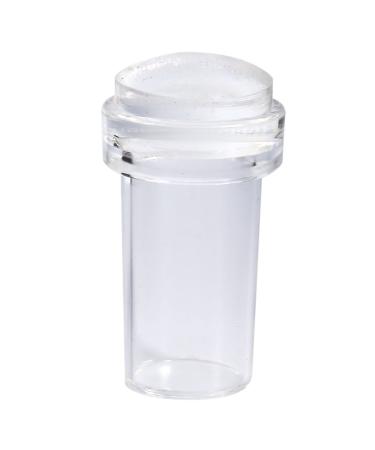 Nail Art Stamper Scraper Set Fashionable Transparent Silicone Nail Polish Transfer Manicure Tool for Women