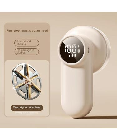 Professional Rechargeable Fabric Shaver with Digital Display Enhanced 6-Leaf Blades for Lint Removal Clothes Furniture-A Durable - Buy Online on SooperMarket.com